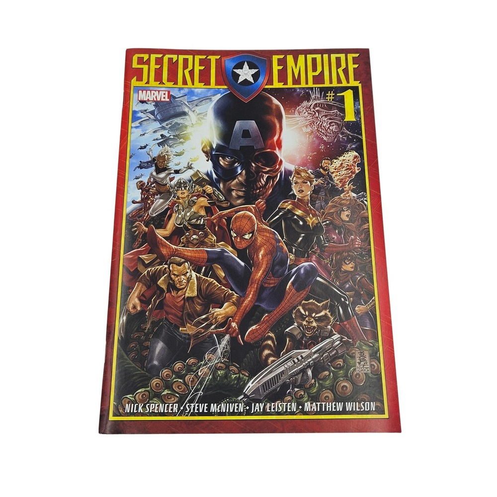 Marvel Secret Empire #1 Comic Book First Print Nick Spencer Steve McNiven